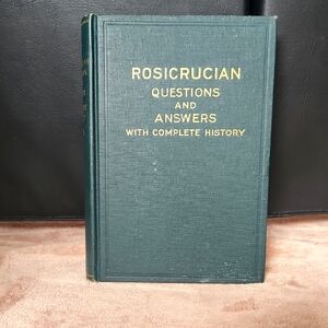 ROSICRUCIAN QUESTIONS & ANSWERS Lewis 1932  MYSTERIES MYSTICAL AMORC HISTORY